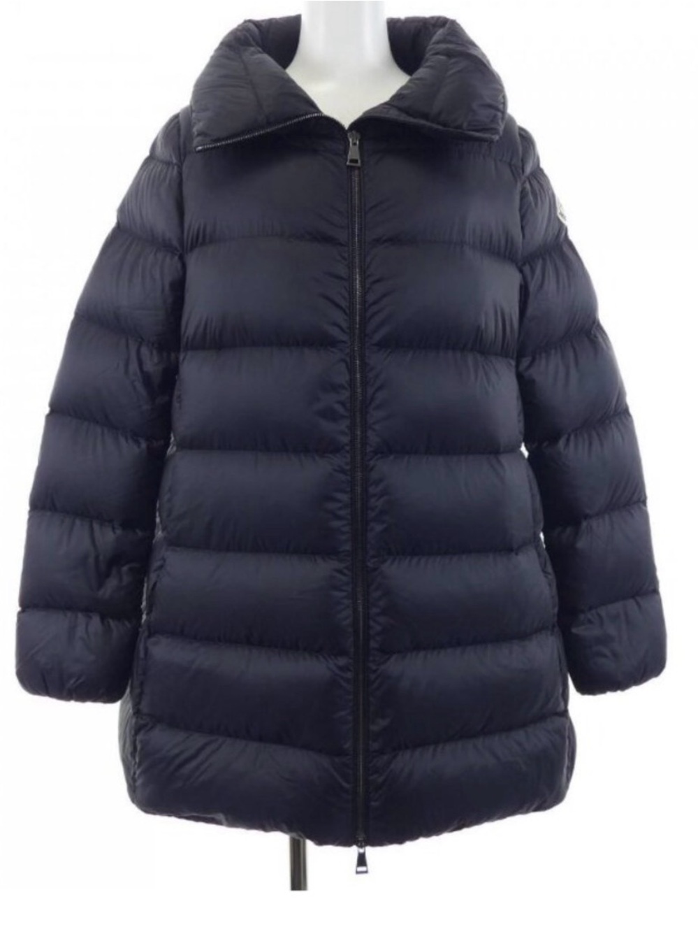 MONCLER ANGES GIUBBOTTO 3/4 Length Coat in Navy
